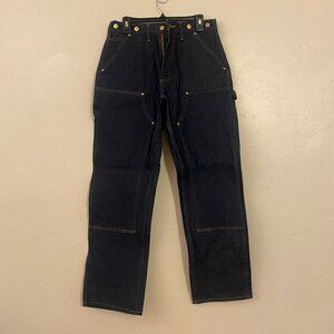 Carhartt Double Front Work Dungaree Pants. Size 31x30